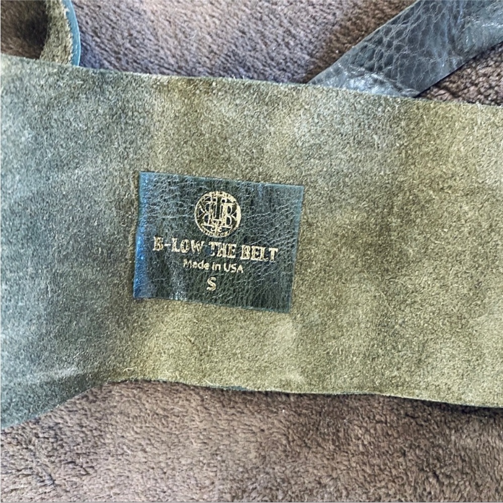B-Low Wide Front Soft Leather Wrap Belt New — image 4 of 4